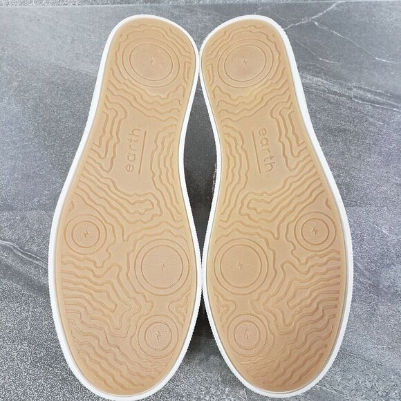 Earth Origins Shoes 8 Medium Embroidered Knit Slip On Mules Zilly Granite - Picture 7 of 12